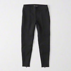 Abercrombie & Fitch Black Moto Leggging Size S